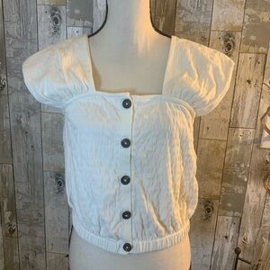 Madewell crop top. Size S